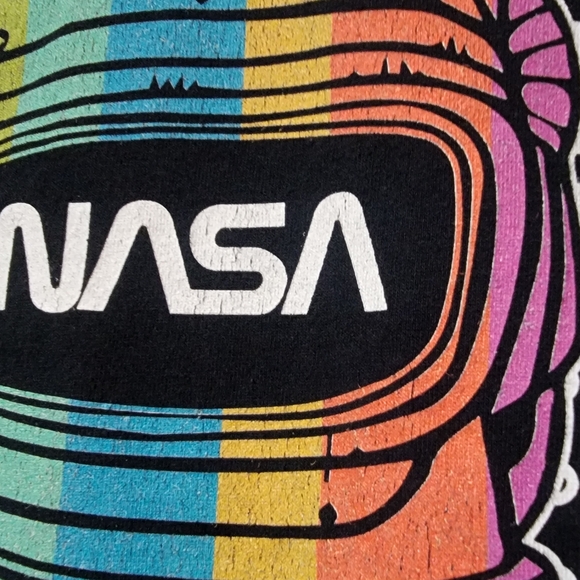 Gildan Black NASA Space Explorer Tee Men's Medium - Picture 2 of 6